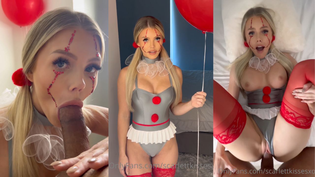 ScarlettKissesXO Pennywise Sextape Video Leaked