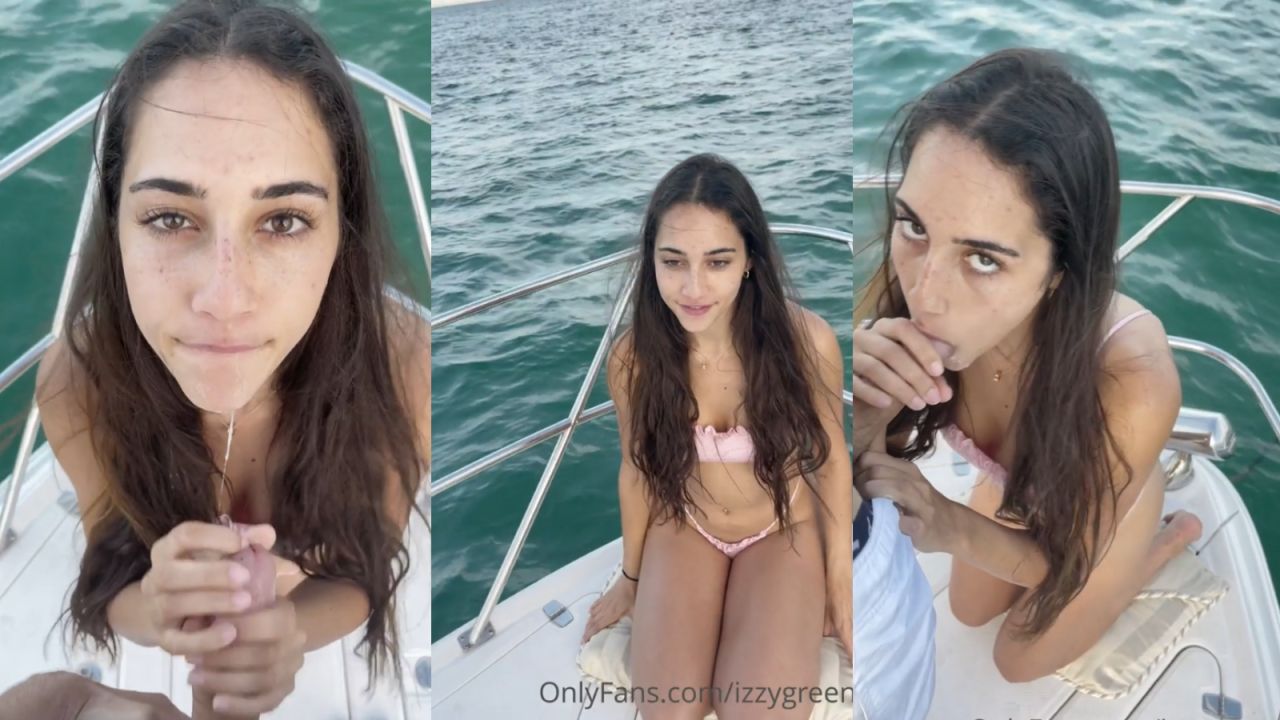 Izzy Green Boat Blowjob Video Leaked