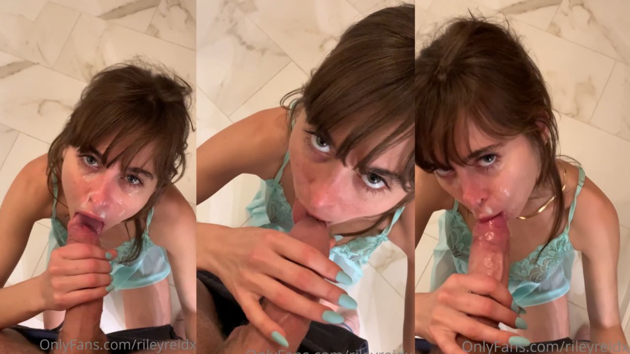 Riley Reid Deepthroat Blowjob Video Leaked