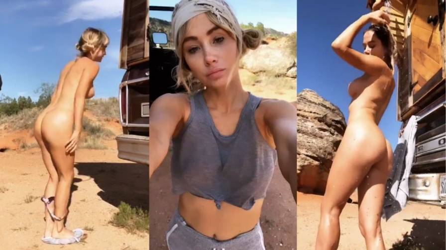 Sara Underwood Outdoor Shower Onlyfans Video Leaked