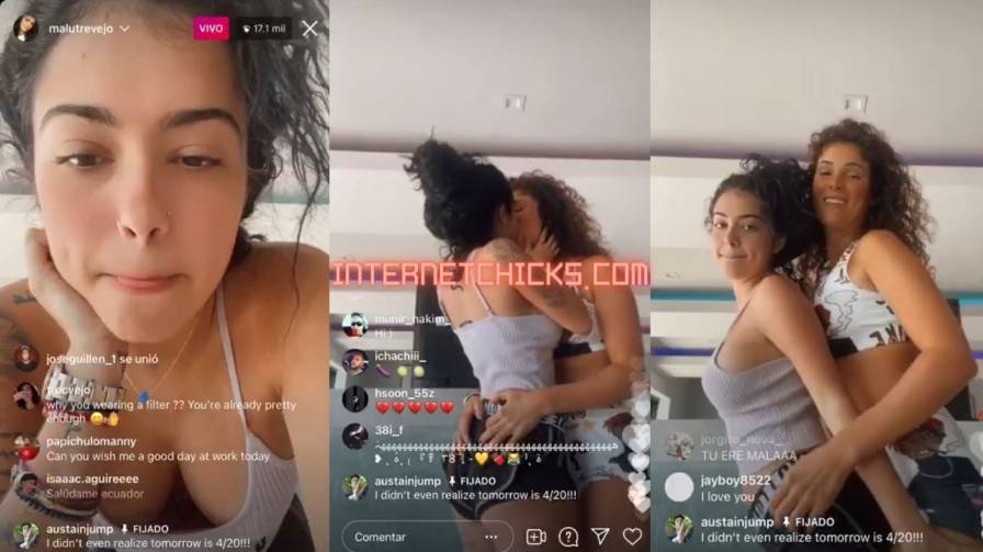 Malu Trevejo Live Dancing & Kissing Onlyfans Video Leaked