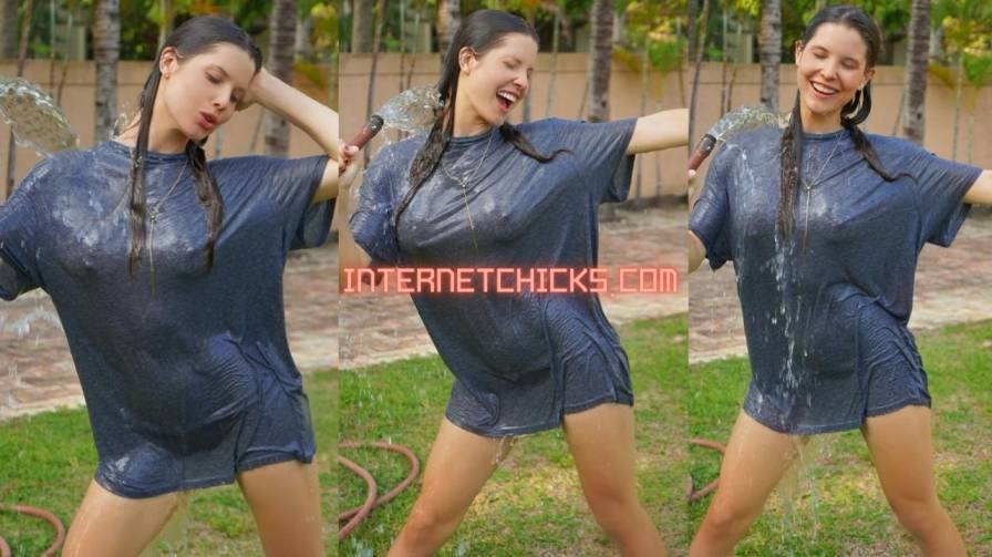 Amanda Cerny Wet T-Shirt Onlyfans Set Leaked