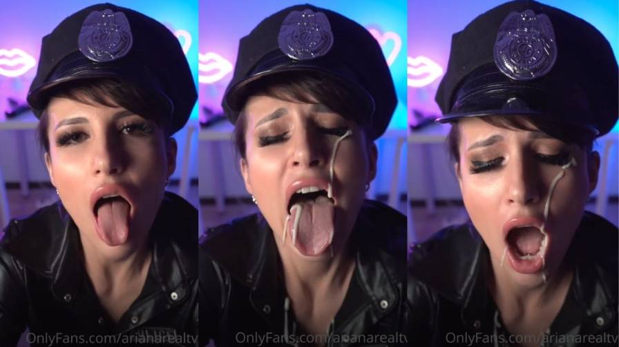 ArianaRealTV Police Jerks You Off POV Onlyfans Video Leaked