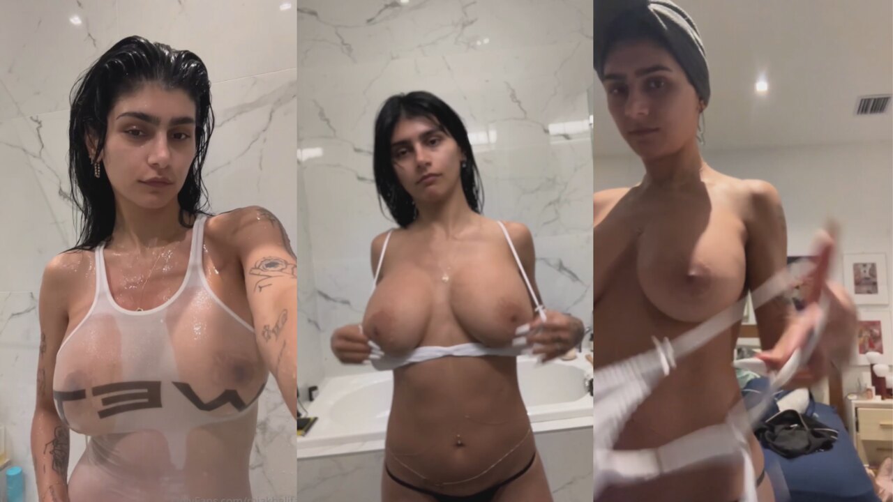 Mia Khalifa Post Shower Video Leaked