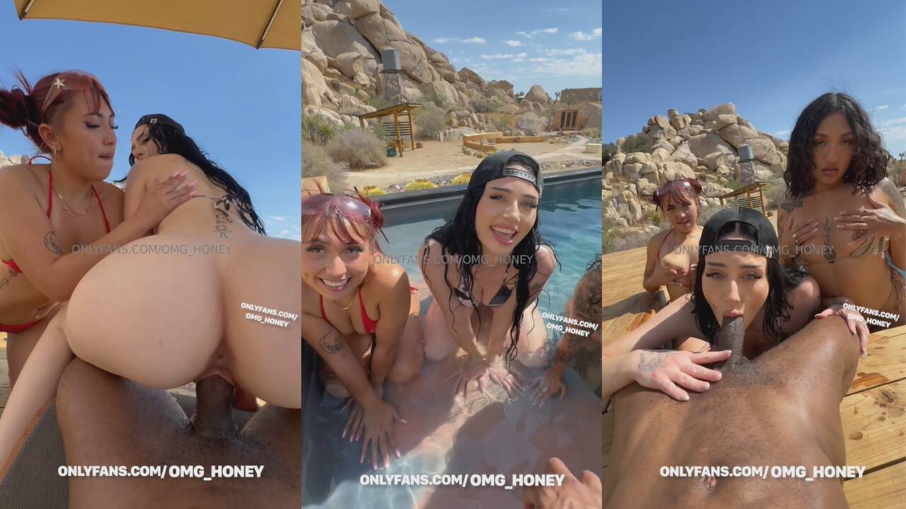 Auhneesh Nicole Pool Foursome Porn Video Leaked