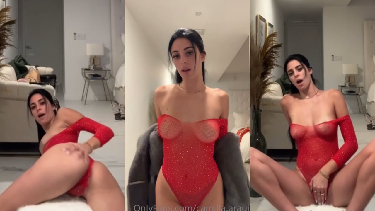 Camilla Araujo Red Bodysuit Video Leaked